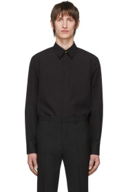 Givenchy - ブラック ゴールド ボタン シャツ