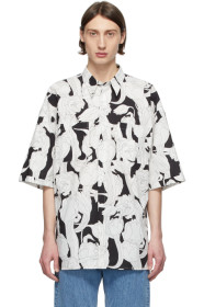 Givenchy - Black & White Oversize Patch Shirt