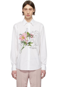 Givenchy - ホワイト プリント シャツ
