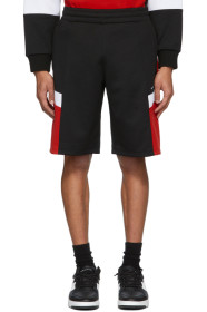 Givenchy - Short en molleton à logo noir et rouge