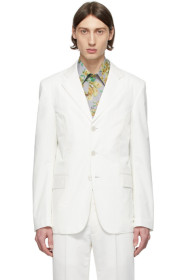 Givenchy - White Twill Blazer