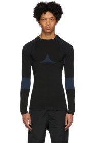 Givenchy - 黑色 & 蓝色 Athletic 针织衫