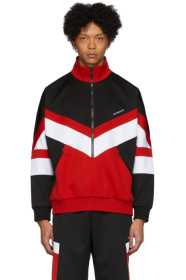 Givenchy - ブラック & レッド スポーツ バンド スウェットシャツ