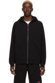 Givenchy - ブラック ジップ シグネチャ フーディ