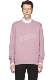 Givenchy - Purple Logo Wave Sweatshirt