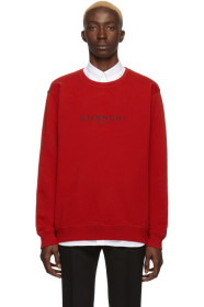 Givenchy - Red 'Paris' Sweatshirt