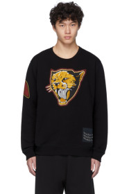 Givenchy - Black Cheetah Patch Sweatshirt