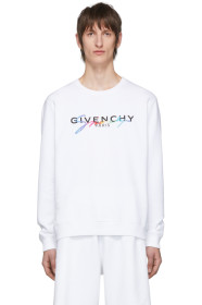 Givenchy - White 'Paris' Sweatshirt