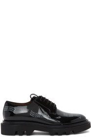 Givenchy - Black Patent Combat Derbys