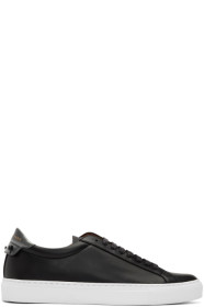 Givenchy - Black & Silver Urban Street Sneakers