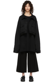Regulation Yohji Yamamoto - Blouson en denim noir R-Short