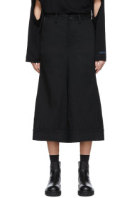 Regulation Yohji Yamamoto - Jupe-culotte noire R-Flare