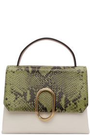 3.1 Phillip Lim - Sac embossé façon python vert Mini Alix
