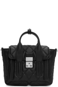 3.1 Phillip Lim - Sac matelassé noir Mini Pashli