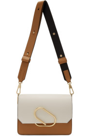 3.1 Phillip Lim - Sac à bandoulière blanc et noir Mini Alix
