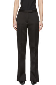 3.1 Phillip Lim - Black Satin Structured Trousers