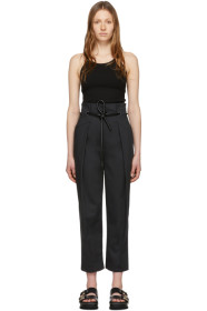 3.1 Phillip Lim - Black Origami Pleated Trousers