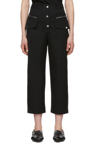 3.1 Phillip Lim - Black Wool Snap Cargo Pants