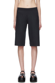 Frenckenberger - Short en cachemire vert Adi