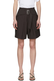 3.1 Phillip Lim - 黑色工装束带短裤