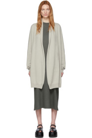Frenckenberger - Cardigan en cachemire gris Straight