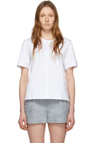 3.1 Phillip Lim - White Snap Cuff T-Shirt