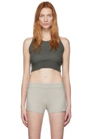Frenckenberger - Grey Cashmere Mini Tank Top