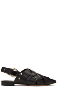 3.1 Phillip Lim - 黑色 Pointy Deanna 平底鞋