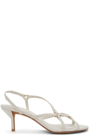3.1 Phillip Lim - ホワイト Louise ストラッピー 60mm サンダル