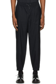 3.1 Phillip Lim - Pantalon cargo en laine bleu marine