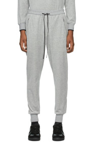 3.1 Phillip Lim - Pantalon de survêtement en velventine gris