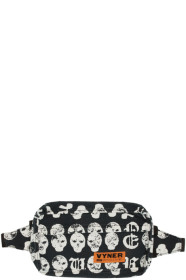 Vyner Articles - Black & White Canvas Salmiakki Bum Bag