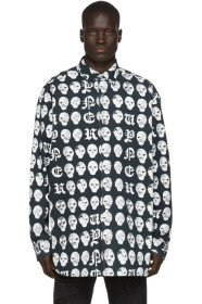 Vyner Articles - Black & White Oversized Shirt