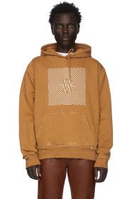 Vyner Articles - Tan Distressed Trance Hoodie