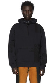 Vyner Articles - Black Bandana Patch Hoodie