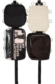 Raf Simons - SSENSE Exclusive Black Eastpak Edition Loop Antwerp Backpack