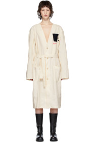 Raf Simons - Off-White Raglan Labo Coat