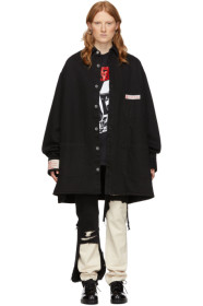 Raf Simons - Black Denim Big Fit Jacket