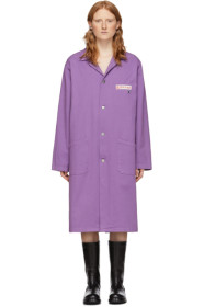 Raf Simons - Purple Denim Lab Coat