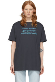 Raf Simons - Black 'Four Note' T-Shirt