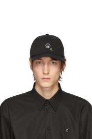 Raf Simons - Black Embroidered Cap