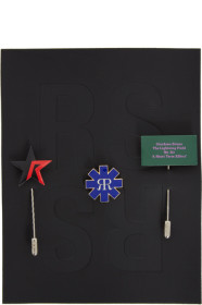 Raf Simons - Set of Mismatched Multicolor Pins