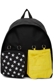 Raf Simons - SSENSE Exclusive Black & Yellow Eastpak Edition Star Backpack