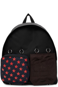 Raf Simons - SSENSE Exclusive Black & Red Eastpak Edition Star Backpack