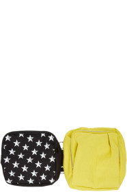 Raf Simons - SSENSE Exclusive Black & Yellow Eastpak Edition America Messenger Bag