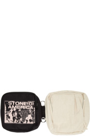 Raf Simons - SSENSE Exclusive Black & Beige Eastpak Edition America Messenger Bag