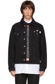 Raf Simons - Black Denim Slim Fit Jacket