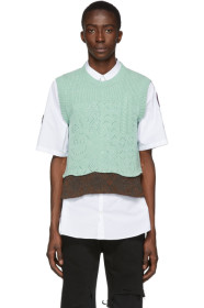 Raf Simons - Green Graphic Vest