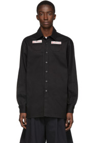 Raf Simons - Black Denim Slim Fit Shirt