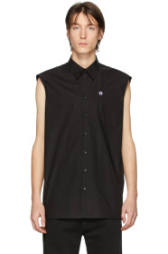 Raf Simons - Black Sleeveless Regular Fit Shirt